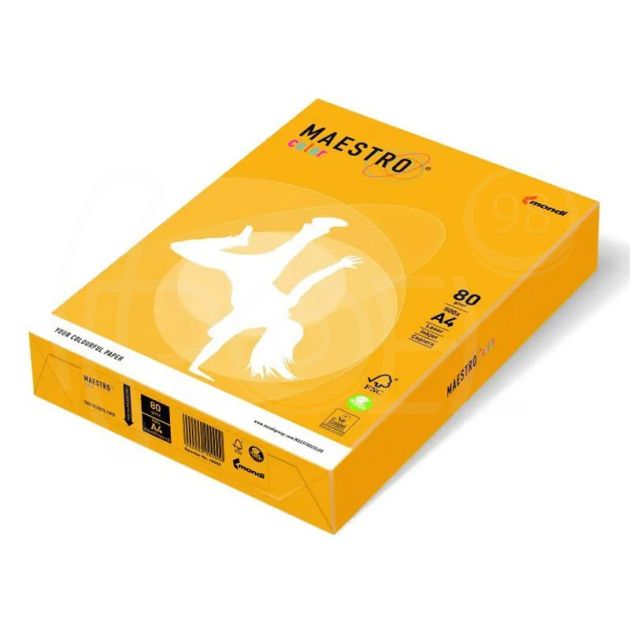 Копирна хартия Sun Yellow SY40, A4, 500 листа, наситен цвят main product photo