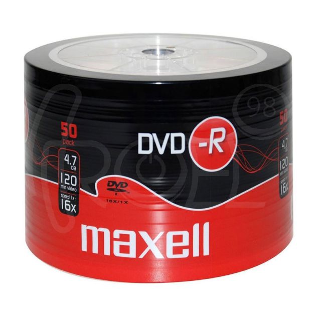 DVD - R диск MAXELL, 4.7GB, 16x, целофан, 50 бр. main product photo