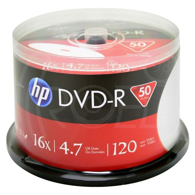 DVD-R диск Hp, 4.7GB, 16x, шпиндел 50 бр. main product photo
