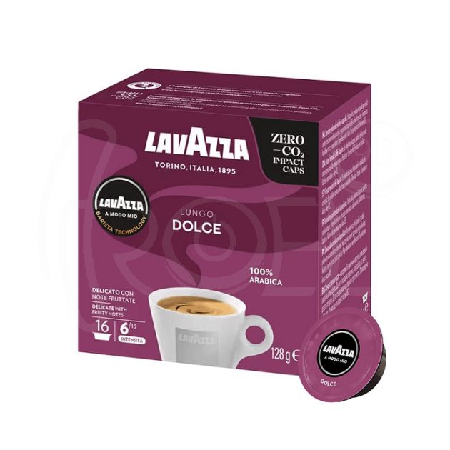 Кафе капсули Lavazza А Modo Mio, Lungo Dolce 16 броя main product photo