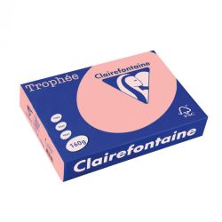 Картон цветен Clairefontaine, пастел Pink A4, 160 гр./м2, 50 листа