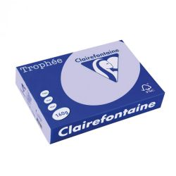 Картон цветен Clairefontaine, пастел Lilac A4, 160 гр./м2, 50 листа