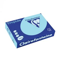 Картон цветен Clairefontaine, пастел Sky Blue A4, 160 гр./м2, 50 листа