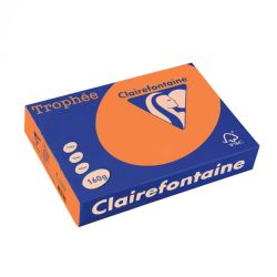 Картон цветен Clairefontaine, пастел Orange A4, 160 гр./м2, 50 листа