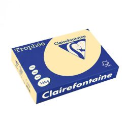 Картон цветен Clairefontaine, пастел Chamois A4, 160 гр./м2, 250 листа