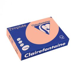 Картон цветен Clairefontaine, пастел Apricot A4, 160 гр./м2, 250 листа