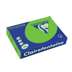 Копирна хартия цветна Clairefontaine, наситен, Intensive Green, A4, 80 гр./м2, 500 листа