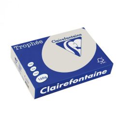 Копирна хартия цветна Clairefontaine, пастел, Pearl Grey, A4, 80 гр./м2, 100 листа