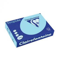 Копирна хартия цветна Clairefontaine, пастел, Sky Blue, A4, 80 гр./м2, 500 листа