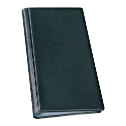 Визитник Panta Plast, за 240 визитки, с рингове A4, черен