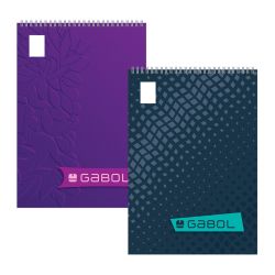 Бележник Gabol със спирала А4, 40 л., офсет, ред