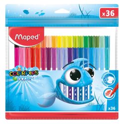 Флумастери Maped Color'Peps Ocean C3, 36 цвята