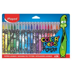 Флумастери Maped ColorPeps Monster, 24 цвята