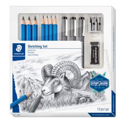 Комплект Staedtler Lumograph Sketching, 12 части