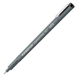 Тънкописец Staedtler Pigment Liner 308, черен, различни дебелини