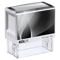 Печат Colop Printer 50, 30 х 69 мм, черен, син, червен