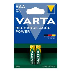 Презареждащи батерии Varta Power Accu HR03 AAA 800 mAh Ready2Use 2 броя