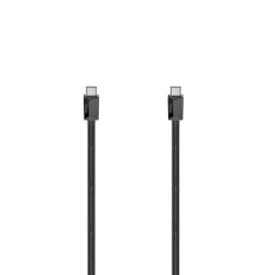 Кабел HAMA USB-C мъжко - USB-C мъжко, 0.75 м, 480Mb/s, USB 2.0, черен