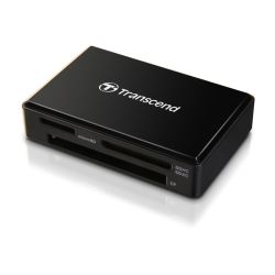 Четец за карти, Transcend All-in-1 Multi Memory Card Reader, USB 3.0/3.1 Gen 1, Black 