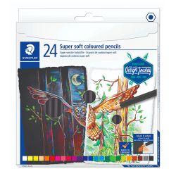 Цветни моливи Staedtler Design Journey super soft, 24 цвята