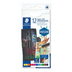 Цветни моливи Staedtler Design Journey super soft, 12 цвята