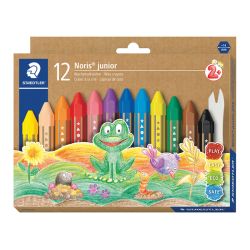 Пастели Staedtler Noris Junior 224, 12 цвята