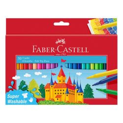 Флумастери Faber-Castell, Замък, 50 цвята