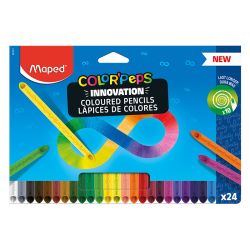 Цветни моливи Maped ColorPeps Infinity, 24 цвята