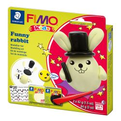 Комплект глина Staedtler Fimo Kids, 2 x 42 гр., Rabbit