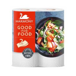 Кухненска ролка Harmony Good For Food, 2-пластова, 2 х 100 откъса, 2 бр.