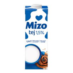 Прясно мляко Mizo 1.5%, UHT, 1 литър